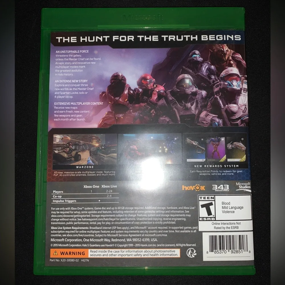 Microsoft Xbox One Halo 5: Guardians